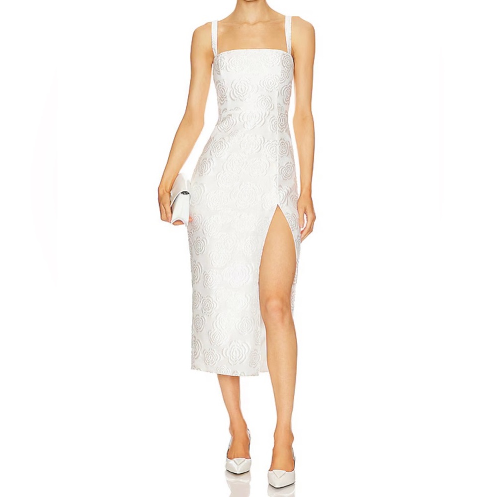 REVOLVE White Midi Dress